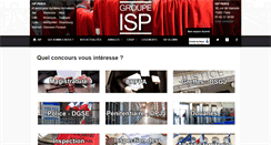 Desktop Screenshot of prepa-isp.fr